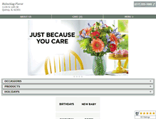 Tablet Screenshot of holtschlagflorist.com